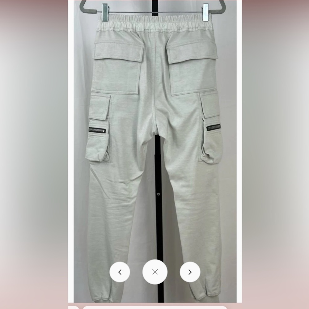 RICK OWENS LILIES CARGO KNIT JOGGER (S/M)